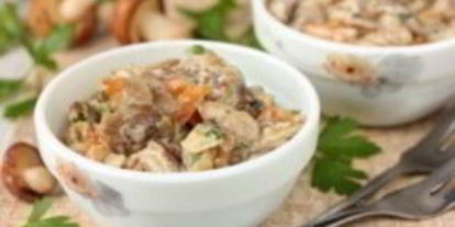 Шаг 4: тушеных маслят