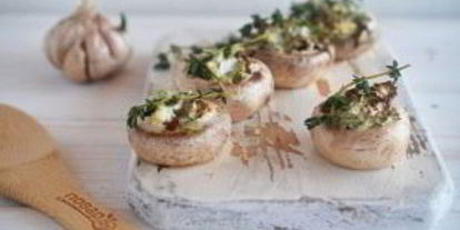 Шаг 6: вегетарианских фаршированных грибочков