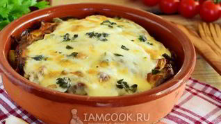 Рецепт Вешенок с картошкой в духовке