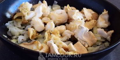 Шаг 6: вешенок с картошкой в духовке