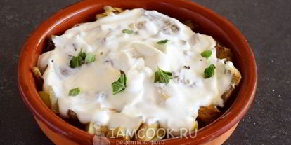 Шаг 13: вешенок с картошкой в духовке