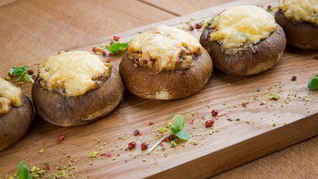 Рецепт Запеченных шампиньонов по-итальянски