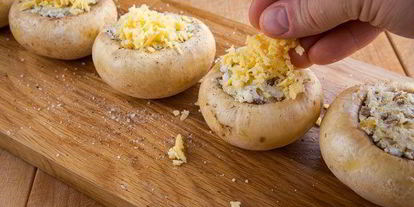 Шаг 7: запеченных шампиньонов по-итальянски