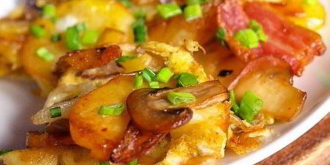 Рецепт Жареных маслят с картошкой