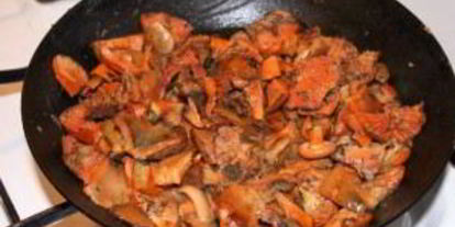 Шаг 2: жареных рыжиков