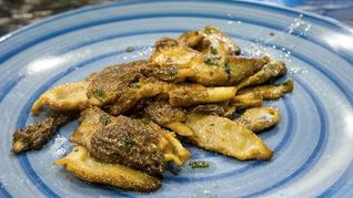 Рецепт Жареных сморчков