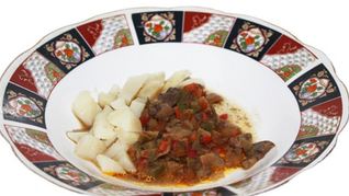 Рецепт Грибного гуляша с картофелем