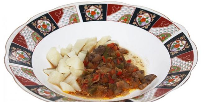 Рецепт грибного гуляша с картофелем