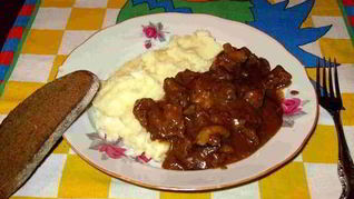 Рецепт Гуляша из баранины с подливкой