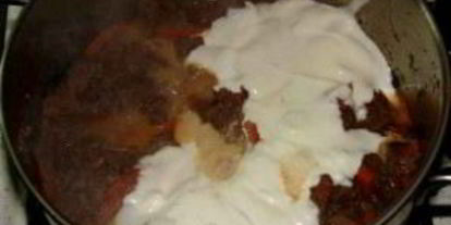 Шаг 3: гуляша из говядины со сметаной