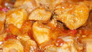 Рецепт Гуляша из индейки