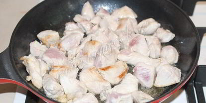 Шаг 2: гуляша из индейки