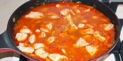 Шаг 8: гуляша из индейки