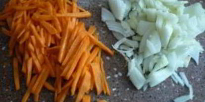 Шаг 2: гуляша из куриной грудки