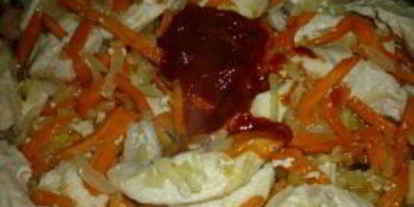 Шаг 5: гуляша из куриной грудки