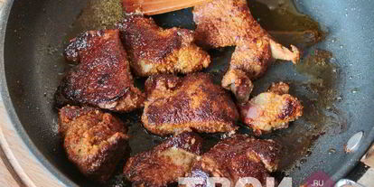 Шаг 1: гуляша из печени говяжьей