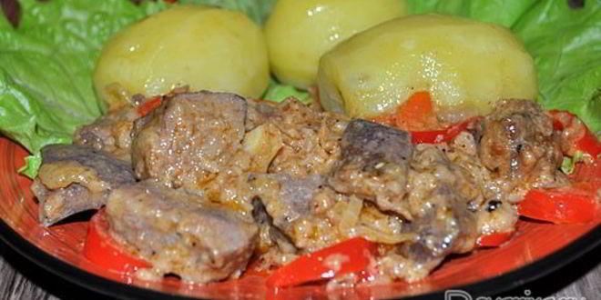 Рецепт гуляша из печени
