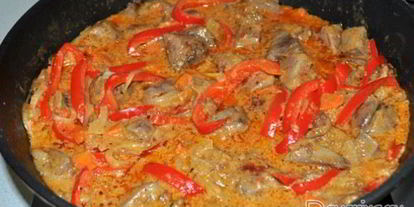 Шаг 6: гуляша из печени