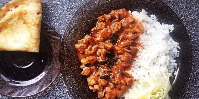 Рецепт гуляша из свинины с подливой