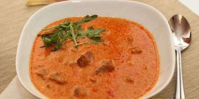 Рецепт гуляша из свинины с помидорами