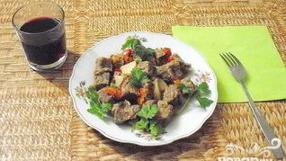 Рецепт Гуляша из телятины на Новый год