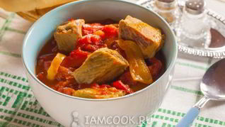 Рецепт Гуляша из телятины