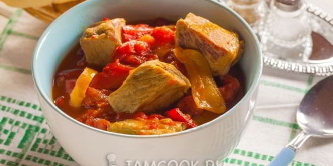 Рецепт гуляша из телятины