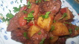 Рецепт Гуляша по-немецки с перцем