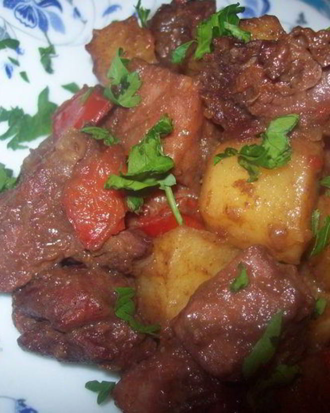 Рецепт гуляша по-немецки с перцем