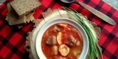 Шаг 4: гуляша по-венгерски с клецками