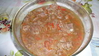 Рецепт Гуляша по-венгерски в микроволновке