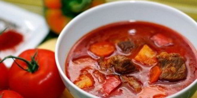 Рецепт Супа-гуляша из говядины с картофелем по-закарпатски