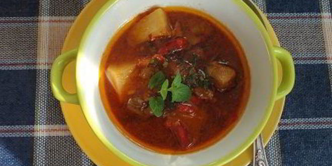 Рецепт Супа-гуляша остренького