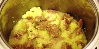 Шаг 6: томленого в сельдерее гуляш с булгуром