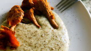 Рецепт Картофельного пюре с лисичками