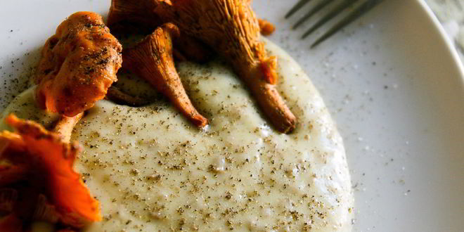 Рецепт картофельного пюре с лисичками