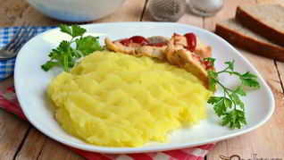 Рецепт Картофельного пюре с луком и куркумой