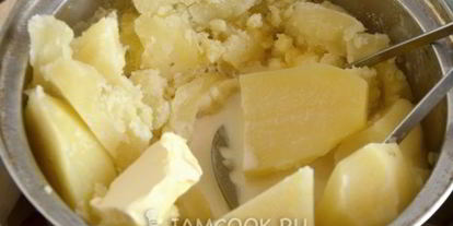 Шаг 4: картофельного пюре с пармезаном и петрушкой