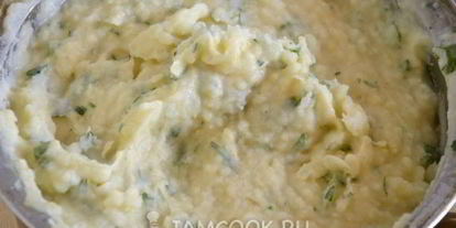 Шаг 6: картофельного пюре с пармезаном и петрушкой