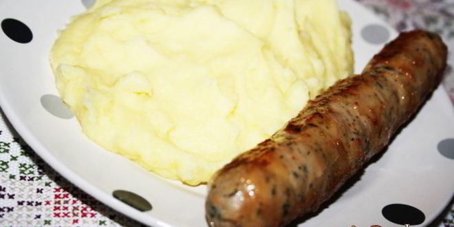 Рецепт Картофельного пюре с плавленым сыром и топленым сливочным маслом Невесомость