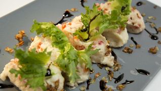 Рецепт Картофельного пюре со сладким перцем и помидорами