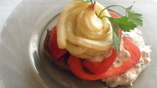 Рецепт Картофельного пюре, запеченного в духовке