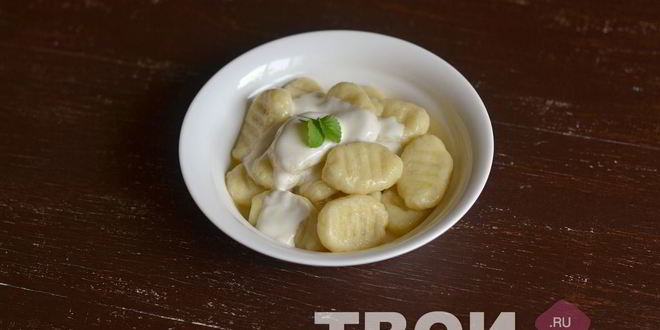 Рецепт картофельных ньокков