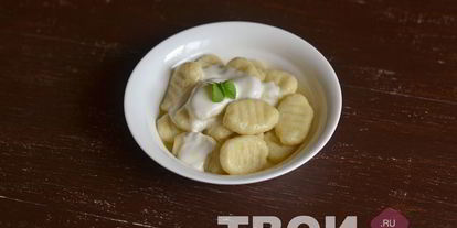 Шаг 9: картофельных ньокков