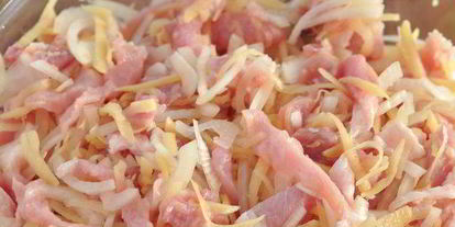 Шаг 2: картофельно-свиных котлеты