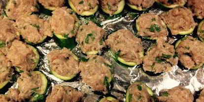 Шаг 2: котлеток на подушке из цукини