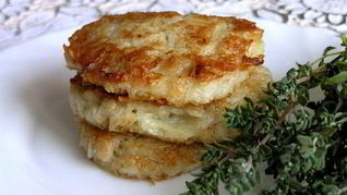 Рецепт Котлет из картофеля и овсянки с базиликом