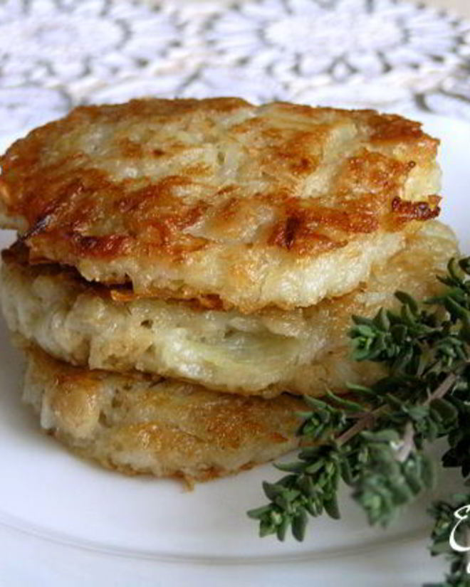 Рецепт котлет из картофеля и овсянки с базиликом