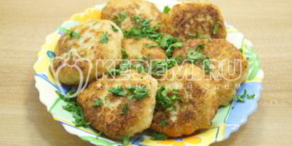 Шаг 8: котлет из куриного фарша с сыром