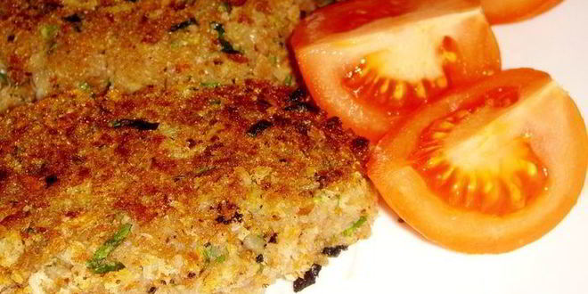 Рецепт котлет из печеного баклажана с гречневой мукой